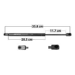 MANJ-50835 - AMORTIGUADOR COFRE PARA CHEVROLET CORVETTE 1997-2004 DERECHA/IZQUIERDA