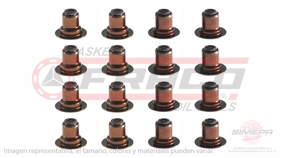 SS-3082067-V - SELLOS DE VALVULA POR JUEGOS PARA CHEVROLET SILVERADO 1500 V8 5.3 L 16 V. OHV 2014-2017
