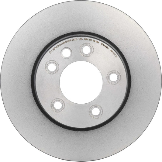 BRE-09.C881.11 - PAR DE DISCOS DE FRENO DELANTEROS PARA PORSCHE CAYENNE BASE 2008-2010