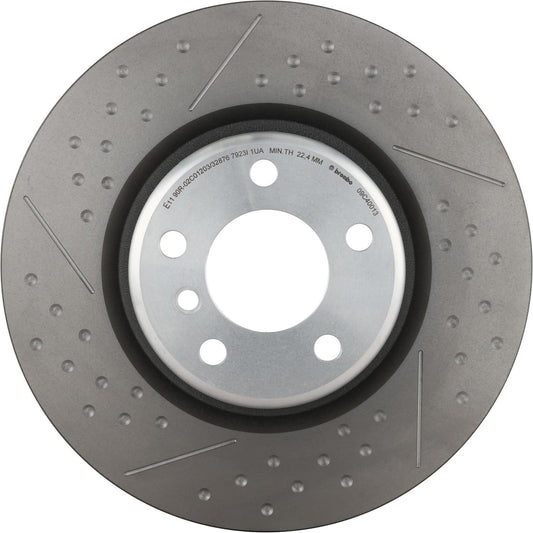 BRE-09.C400.13 - PAR DE DISCOS DE FRENO TRASEROS PARA BMW 118I BASE 2012-2015
