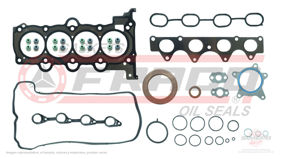 FSX-3640061 - JUEGO DE EMPAQUES PARA DODGE ATTITUDE L4 1.4 L 16 V. DOHC G4FA 2011-2014