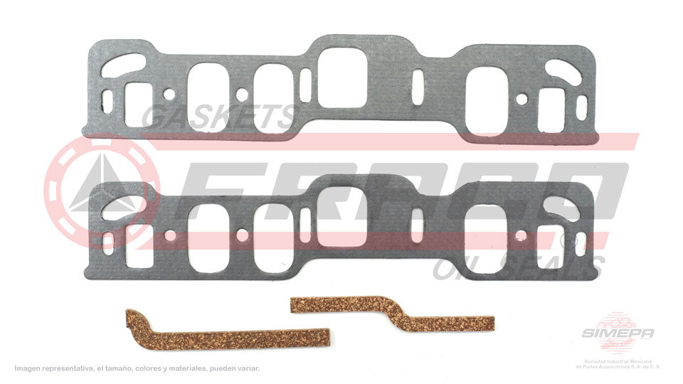 MIX-2662070 - EMPAQUE MULTIPLE DE ADMISION PARA FORD F-100 V6 3.8 L 12 V. OHV 1982-1983