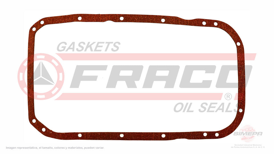 OSX-1162005 - EMPAQUE DE CARTER PARA CHRYSLER CIRRUS V6 2.5 L 24 V. SOHC EEB 1995-2000