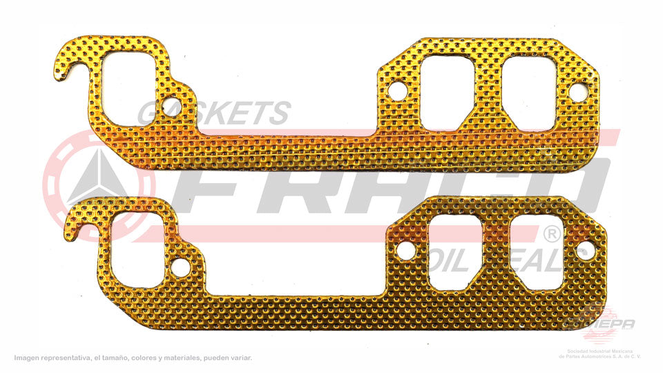 MEX-1162050 - EMPAQUE MULTIPLE DE ESCAPE PARA DODGE B150 V6 3.9 L 12 V. 239 CID 1992-1994