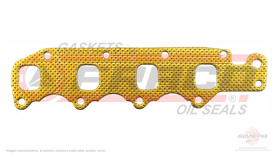 MEX-1640010 - EMPAQUE MULTIPLE DE ESCAPE PARA PONTIAC MATIZ L4 1.0 L. 8 V. SOHC  2004-2011