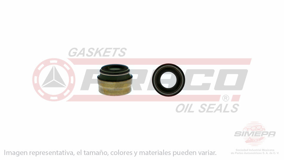 S-4702-V - (50 PIEZAS) SELLO DE VALVULA (RETEN) PARA AUDI 4000 L4 1.7 L 8 V. SOHC EN 1980-1983