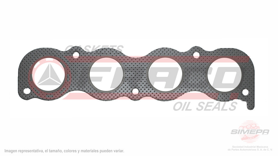 MEX-3640078 - EMPAQUE MULTIPLE DE ESCAPE PARA HYUNDAI ELANTRA L4 1.8 L 16 V. DOHC 2011-2016