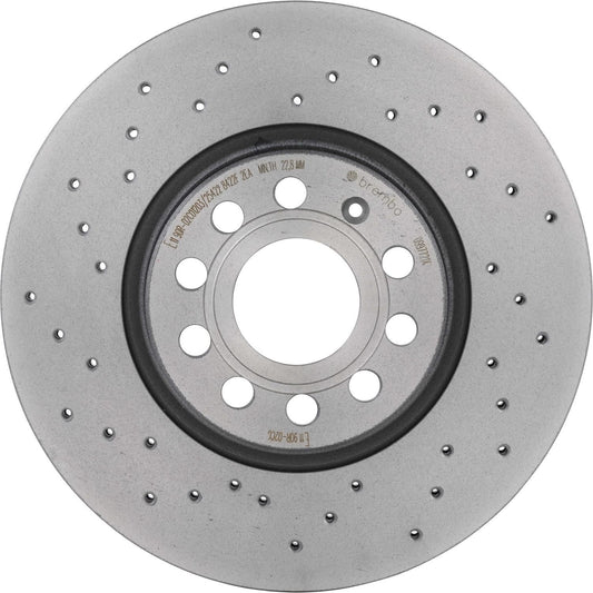 BRE-09.9772.1X - PAR DE DISCOS DE FRENO DELANTEROS PARA AUDI A1 COOL 2011-2014