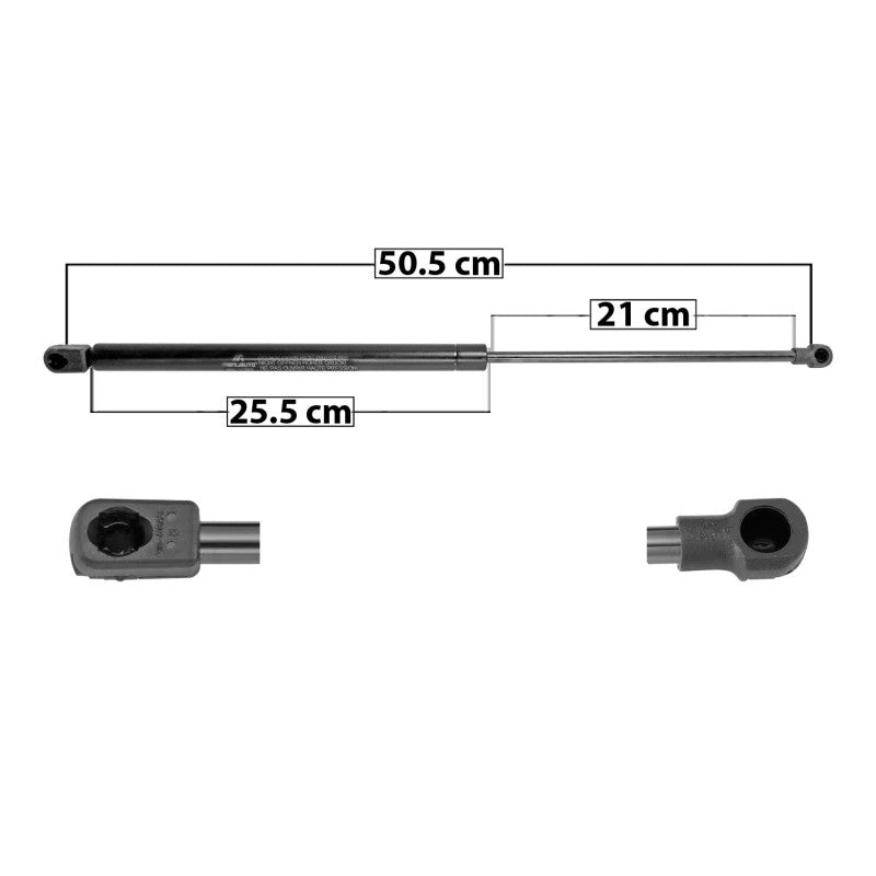 MANJ-60049 - AMORTIGUADOR 5TA PUERTA PARA SEAT LEON 1999-2005 DERECHA/IZQUIERDA