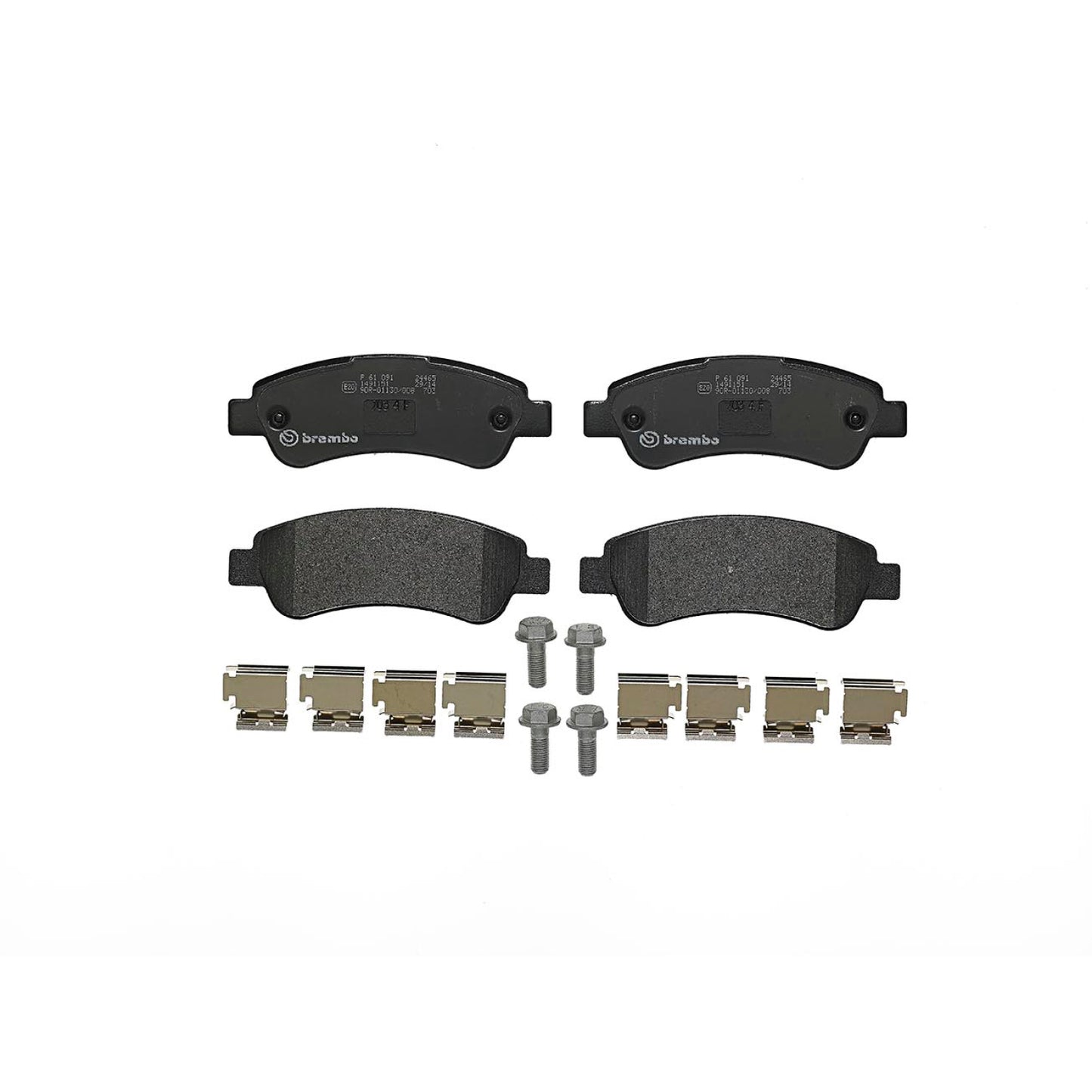 BRE-P61091 - BALATAS TRASERAS PARA FIAT DUCATO BASE 2008-2019