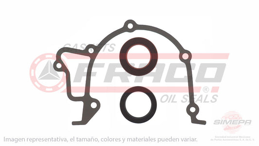 TCX-6040155 - EMPAQUE DE TAPA DE DISTRIBUCION PARA CHEVROLET LUV L4 2.2 L. 8 V SOHC 1999-2005