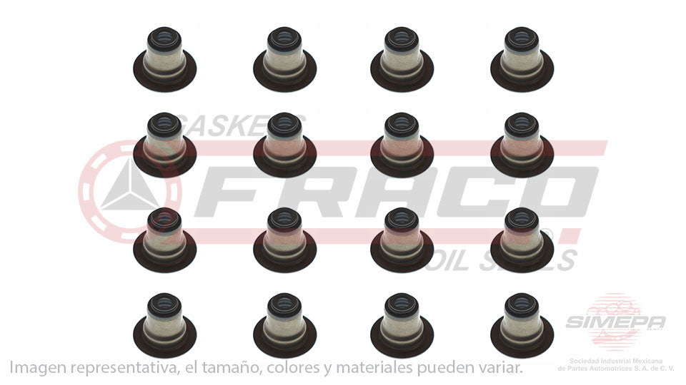 SS-2439-V-16 - SELLOS DE VALVULA POR JUEGOS PARA BUICK ALLURE V8 5.3 L 16 V. OHV 2008