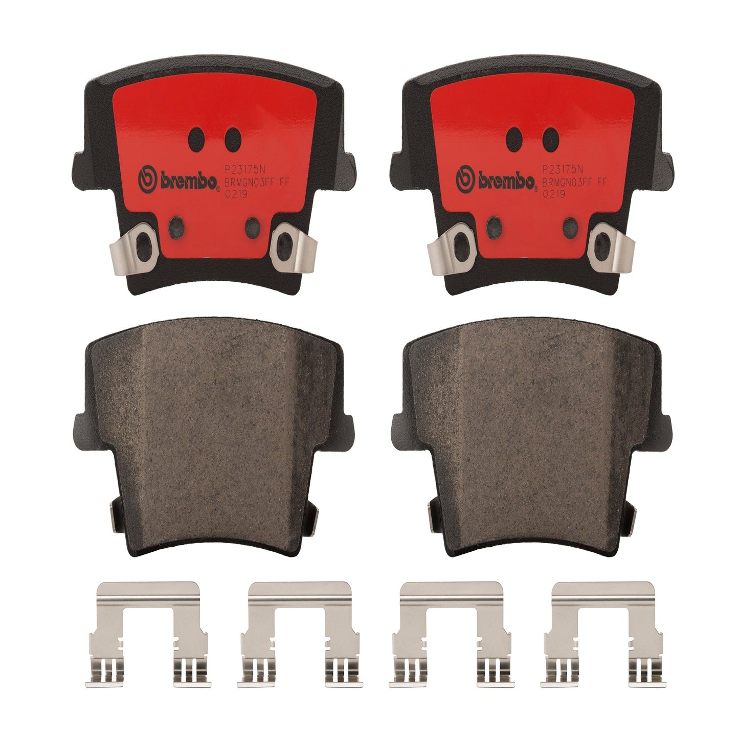 BRE-P23175N - BALATAS TRASERAS PARA DODGE CHARGER DAYTONA R/T 2006-2006