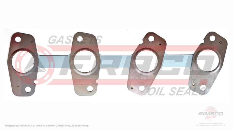 MEX-3040067 - EMPAQUE MULTIPLE DE ESCAPE PARA CHEVROLET CAVALIER L4 2.2 L. 8 V OHV 1998-2002