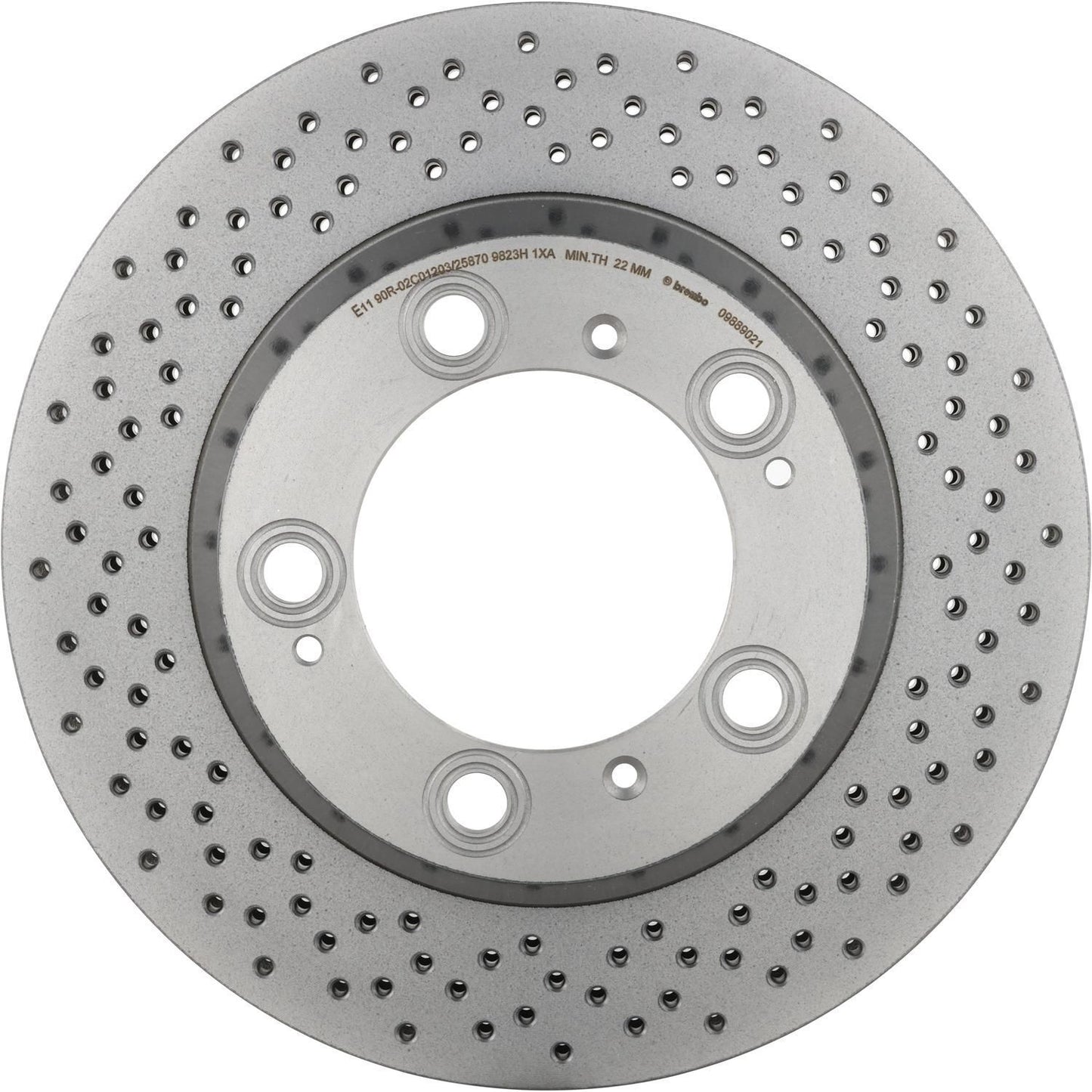 BRE-09.8890.21 - PAR DE DISCOS DE FRENO TRASEROS PARA PORSCHE BOXSTER S  3.4 6 2011-2011