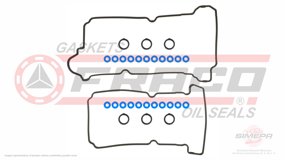 VSX-2662056 - EMPAQUE DE TAPA PUNTERIAS PARA FORD ESCAPE V6 3.0 L DOHC 24 V. DURATEC 2001-2006