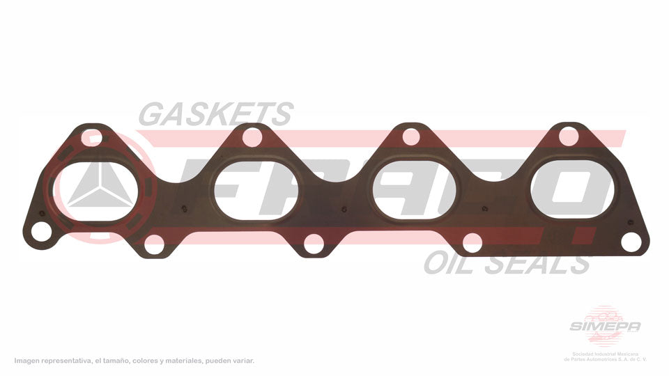 MEX-8640162 - EMPAQUE MULTIPLE DE ESCAPE PARA VOLKSWAGEN GOLF L4 1.6 L 16 V. DOHC BAGBLP 2004-2005