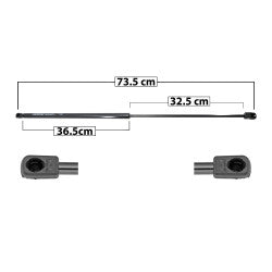 MANJ-51204 - AMORTIGUADOR COFRE PARA VOLKSWAGEN GOLF 2010-2012 DERECHO DELANTERA