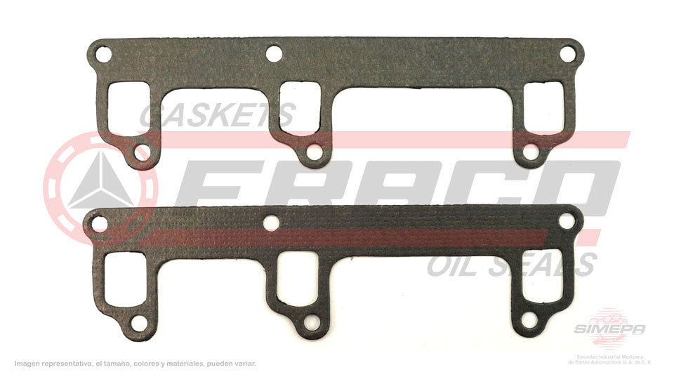 MEX-3062011 - EMPAQUE MULTIPLE DE ESCAPE PARA BUICK CENTURY V6 3.0 L 12 V. OHV 1982-1985