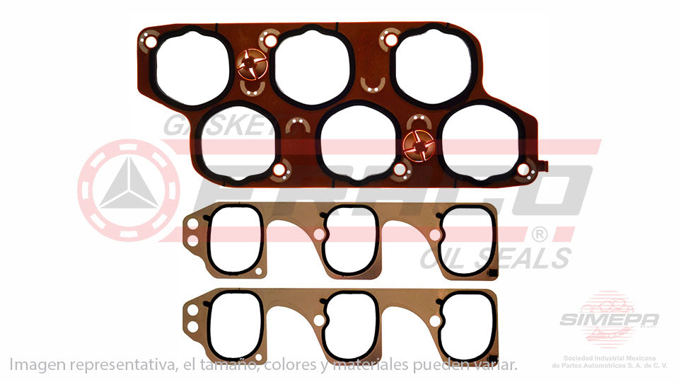 MIX-3062085 - EMPAQUE MULTIPLE DE ADMISION PARA CHEVROLET EQUINOX V6 3.6 L 24 V DOHC LY7 2008-2009