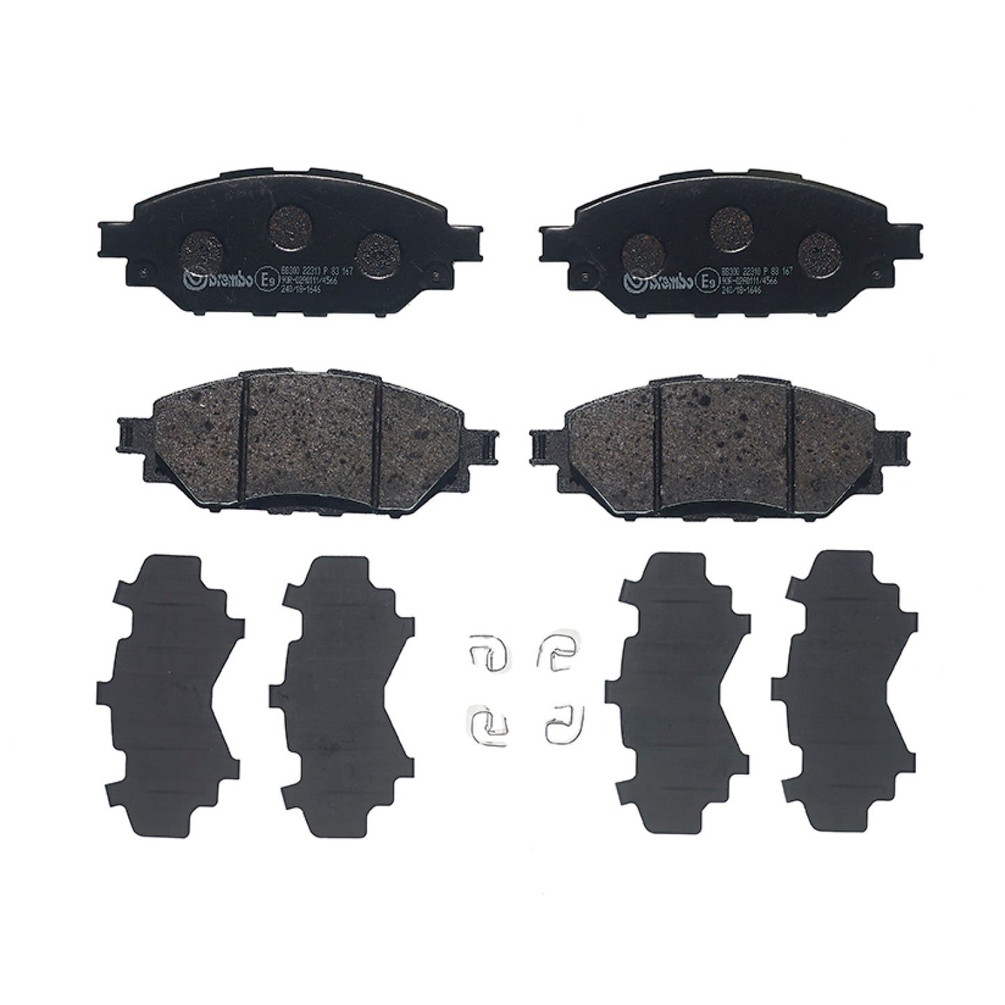 BRE-P83167 - BALATAS DELANTERAS PARA TOYOTA HILUX BASE 2016-2019
