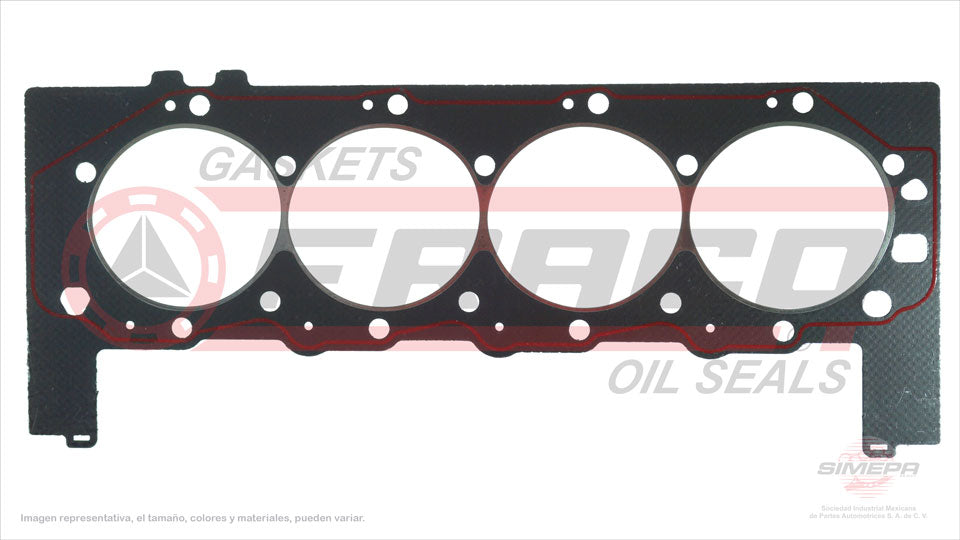 HGX-3082253-GF - EMPAQUE DE CABEZA PARA CHEVROLET AVALANCHE 2500 V8 8.1 L 16 V. OHV L18 2002-2006