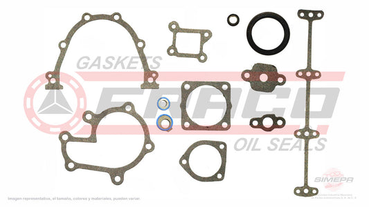 TCX-5840307 - EMPAQUE DE TAPA DE DISTRIBUCION PARA NISSAN ALTIMA L4 2.4 L 16 V. DOHC KA24DE 1993-2001