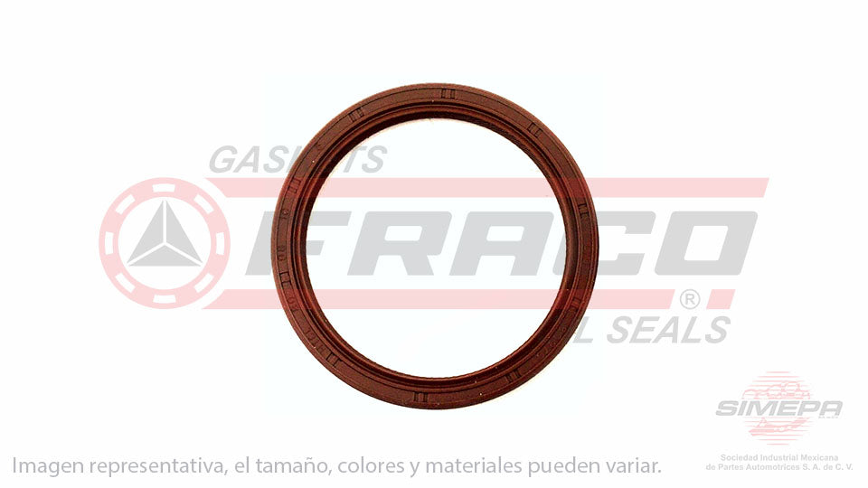 S-080061-V - RETEN DE CIGÜEÑAL PARA HONDA FIT L4 1.3 L 8 V. SOHC L13A1 L13A3 2001-2004