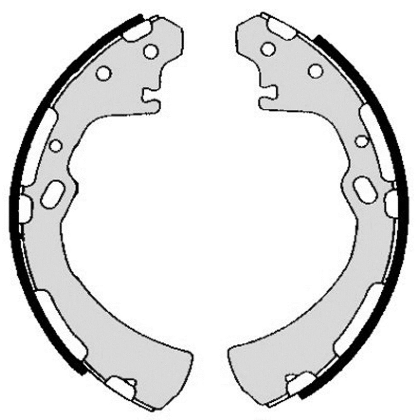 BRE-S56515 - ZAPATAS TRASERAS PARA NISSAN FRONTIER BASE 1998-2003