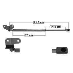 MANJ-60203 - AMORTIGUADOR COFRE PARA HONDA ACCORD 2003-2007
