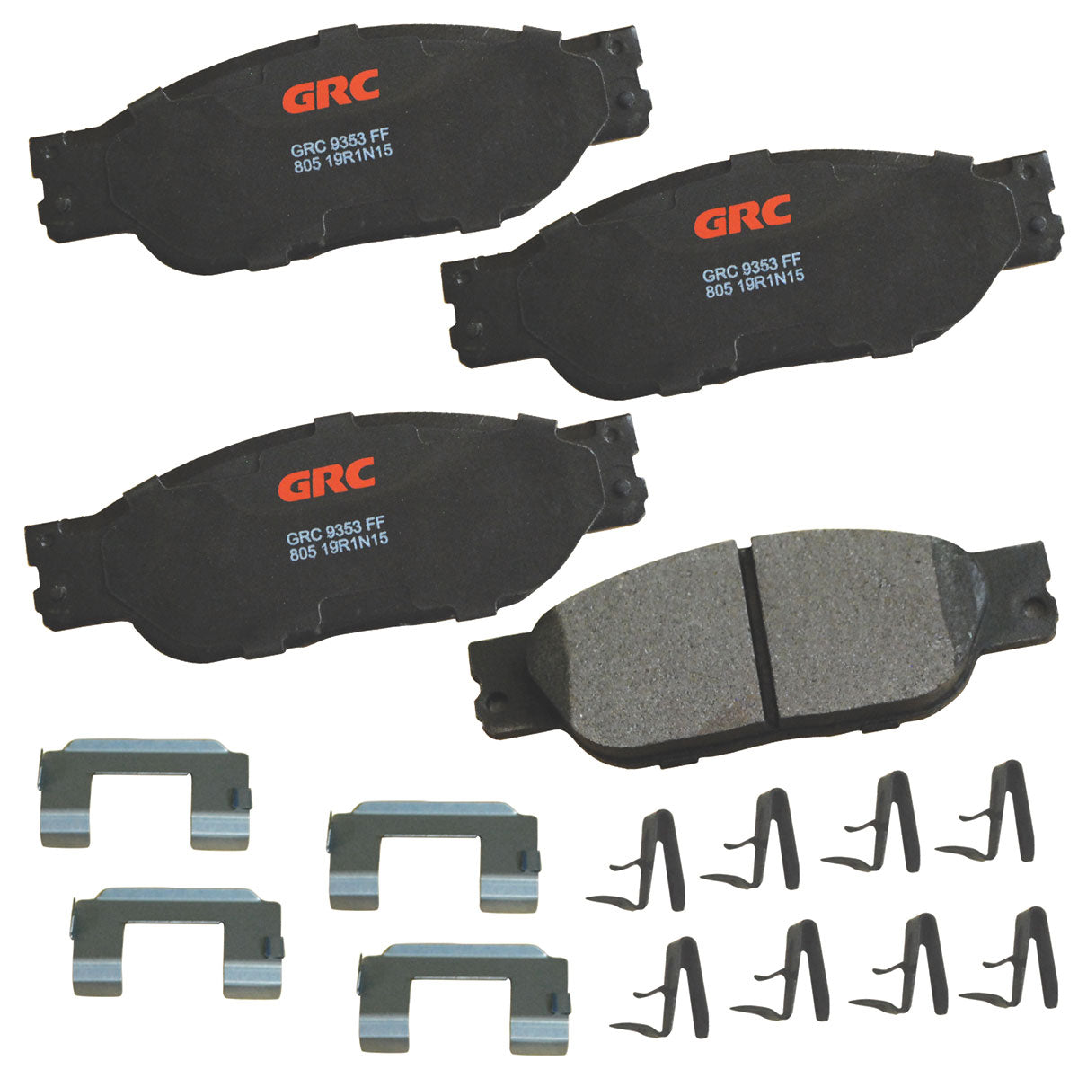 GMD805 - BALATAS SEMIMETALICAS DELANTERAS PARA FORD THUNDERBIRD 2002-2005