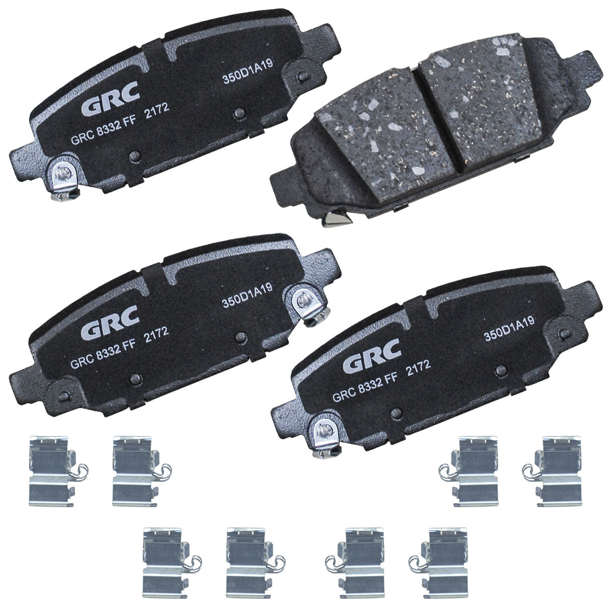 GCD2172 - BALATAS CERAMICAS TRASERAS PARA JEEP WRANGLER 2018-2024