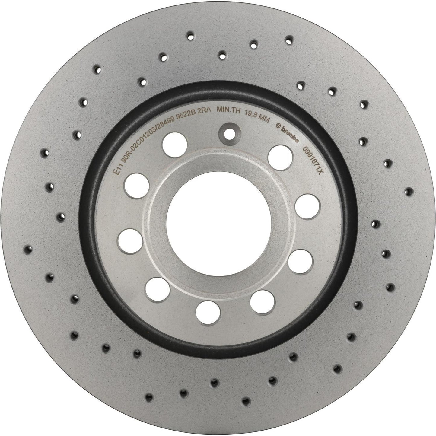 BRE-09.9167.1X - PAR DE DISCOS DE FRENO DELANTEROS PARA AUDI A3 AMBIENTE  1.4 4 2008-2013