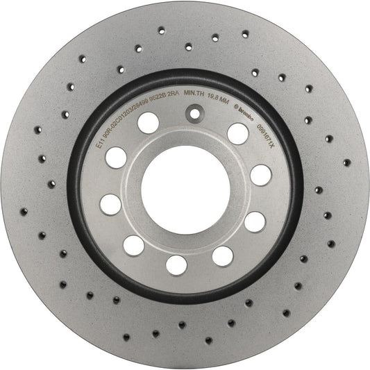 BRE-09.9167.1X - PAR DE DISCOS DE FRENO DELANTEROS PARA AUDI A3 AMBIENTE  1.4 4 2008-2013