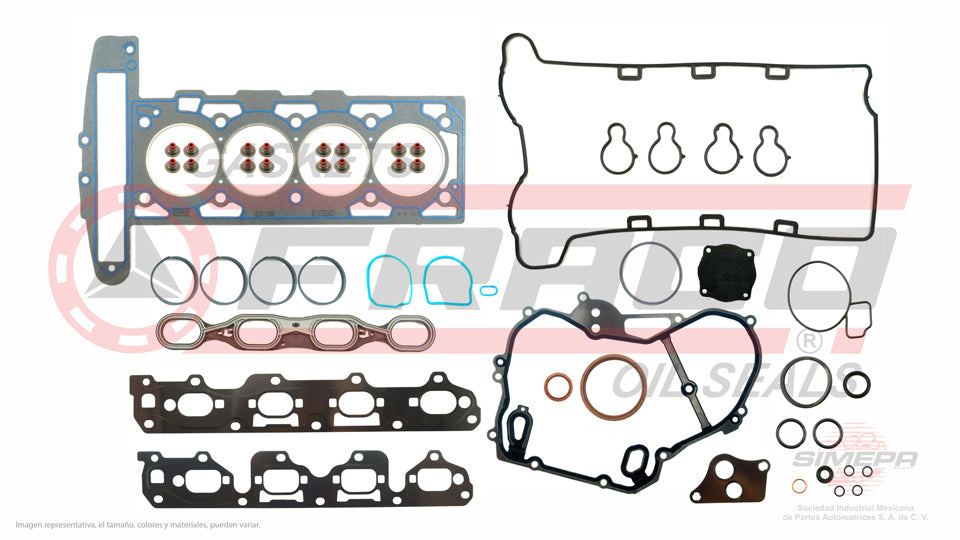 FSX-6040190NR - JUEGO DE EMPAQUES PARA CHEVROLET CAVALIER L4 2.2 L 16 V DOHC L61 2002-2005