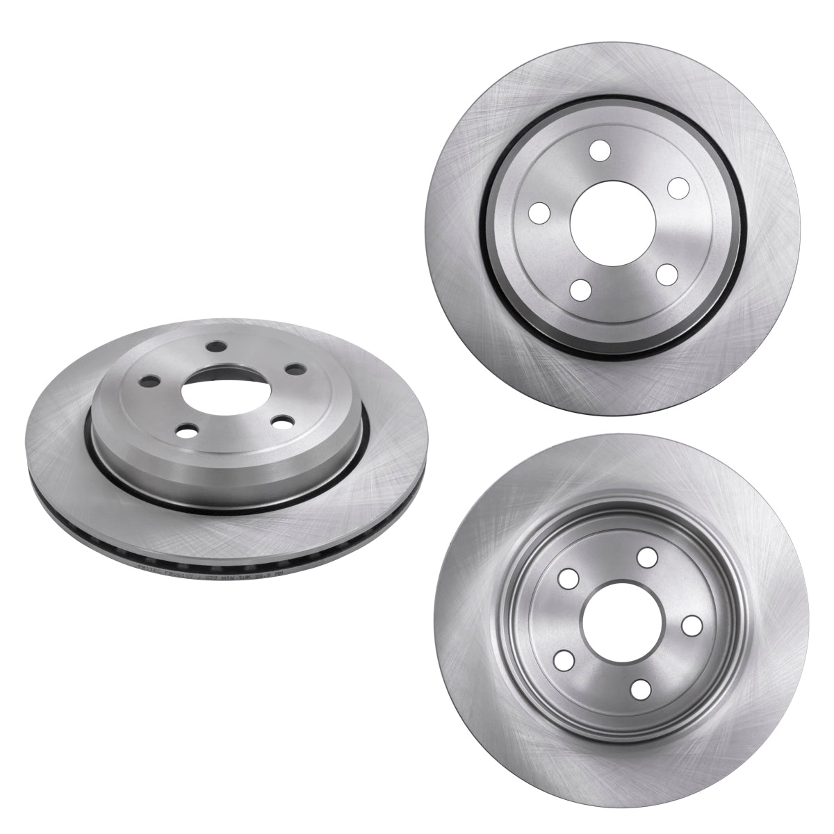 FR-05117 PAR DISCOS DE FRENO TRASEROS JEEP GRAND CHEROKEE LAREDO 6 CIL 3.6L 2012-2014