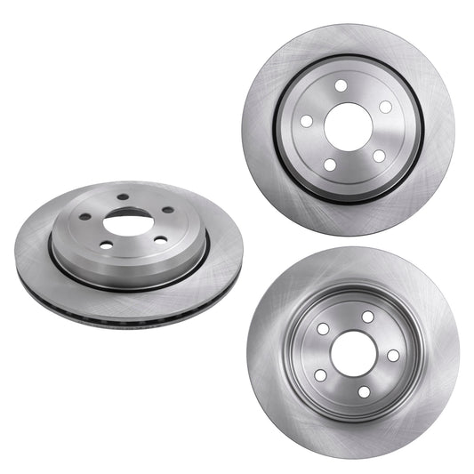 FR-05117 PAR DISCOS DE FRENO TRASEROS JEEP GRAND CHEROKEE LAREDO 6 CIL 3.6L 2012-2014