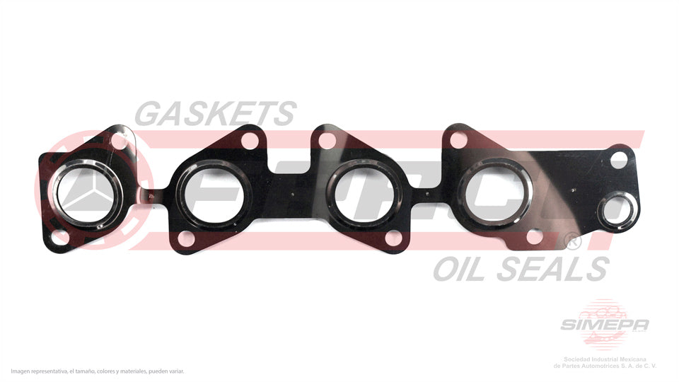 MEX-8940040 - EMPAQUE MULTIPLE DE ESCAPE PARA CHEVROLET SAIL L4 1.4 L 16 V. DOHC LCU 2012-2015
