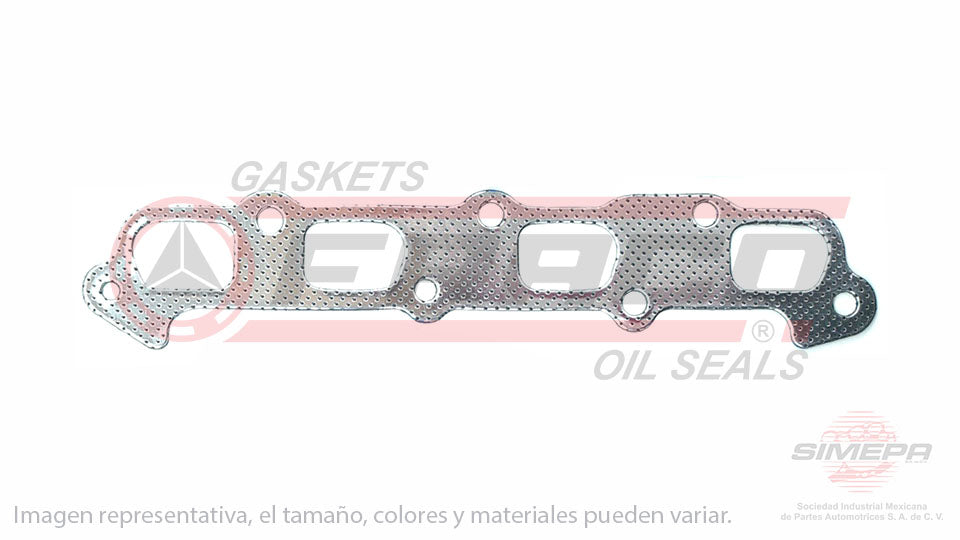 MEX-3040132 - EMPAQUE MULTIPLE DE ESCAPE PARA CHEVROLET COLORADO L4 2.9 L. 16 V DOHC 2007-2012