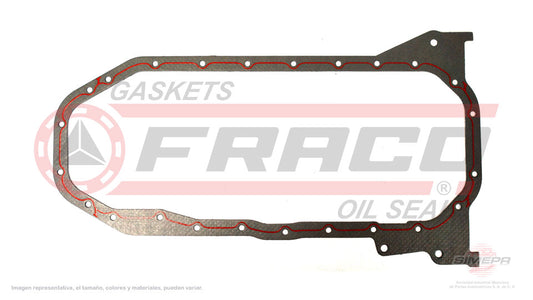 OSX-8650010 - EMPAQUE DE CARTER PARA VOLKSWAGEN EUROVAN L5 2.5 L 10 V. SOHC 2001-2004