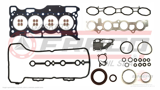 FSX-5840185NR - JUEGO DE EMPAQUES PARA NISSAN MARCH L4 1.6 L 16 V. DOHC HR16DE 2008-2010