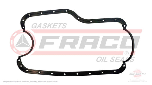 OSX-2640070 - EMPAQUE DE CARTER PARA FORD COURIER L4 2.3 L SOHC 8 V. 140 CID 1977-1982