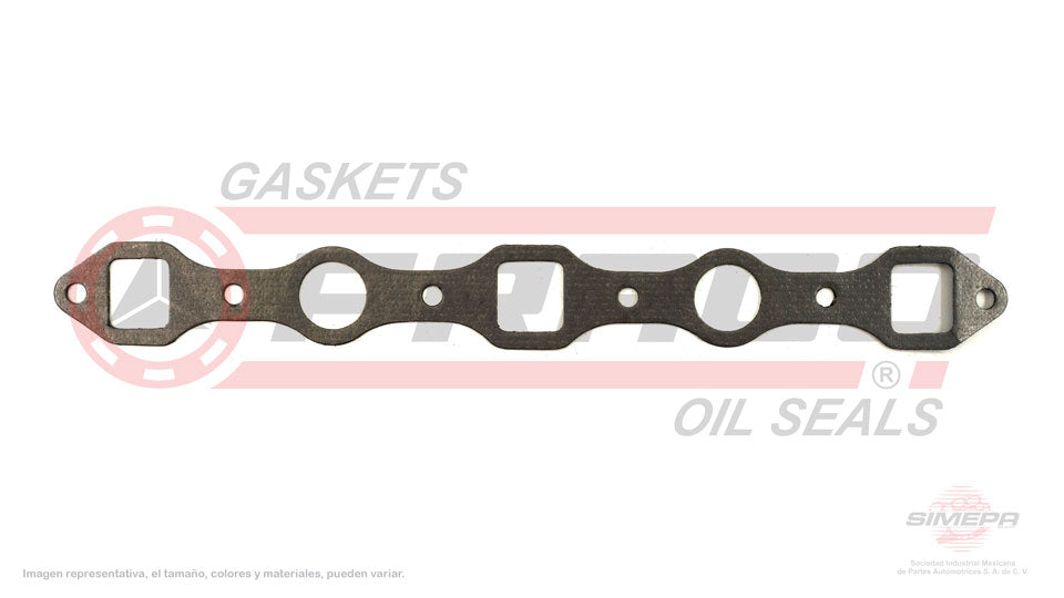 MSX-5840080 - EMPAQUE MULTIPLE DE ADMISION Y ESCAPE UNIDOS PARA NISSAN GUAYIN L4 1.5 L 8 V. J15 1970-1985