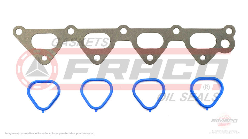 MIX-6040075 - EMPAQUE MULTIPLE DE ADMISION PARA CHEVROLET AVEO L4 1.6 L F16D3 16 V. DOHC F16D3 LXT 2004-2012