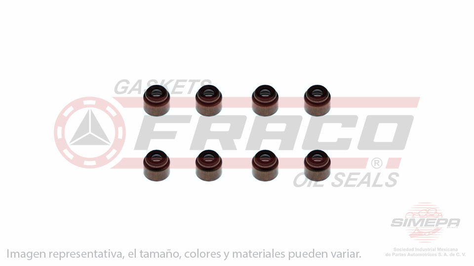 SS-5202-V-08 - SELLOS DE VALVULA POR JUEGOS PARA PONTIAC MATIZ L4 1.0 L. 8 V. SOHC  2004-2011
