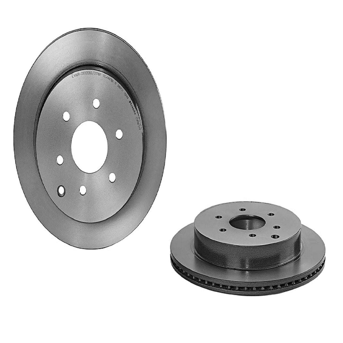 BRE-09.B631.11 - PAR DE DISCOS DE FRENO TRASEROS PARA INFINITI QX56 BASE 2011-2013