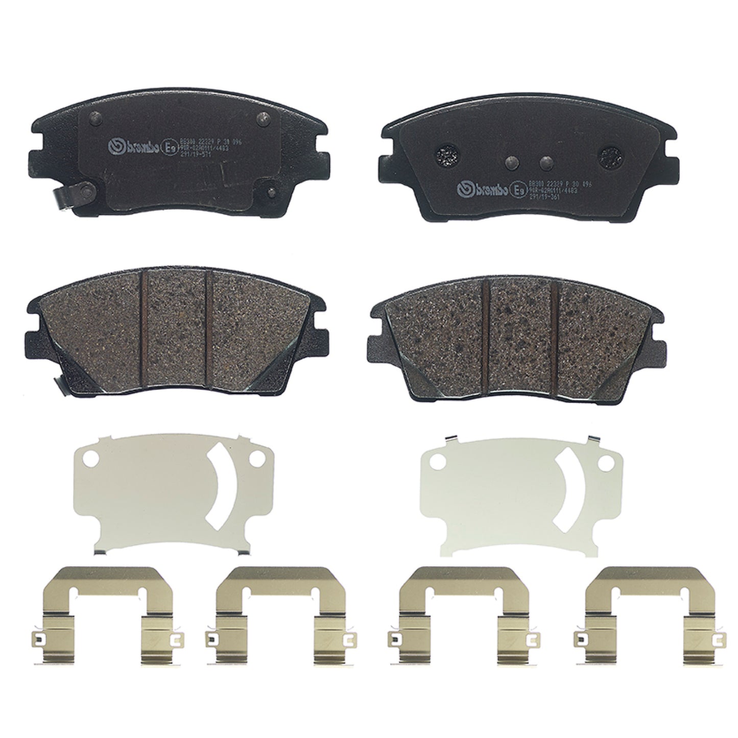 BRE-P30096 - BALATAS DELANTERAS PARA HYUNDAI ELANTRA SPORT 2017-2020