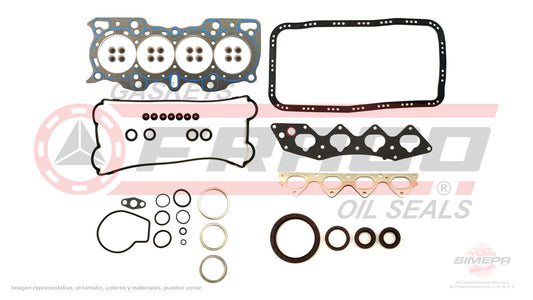 FSX-3540160-1 - JUEGO DE EMPAQUES PARA HONDA CR-V L4 2.0 L DOHC 16 V. DOHC B20B4 B20Z2 1997-2001