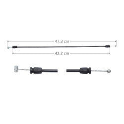 MANJ-96507 - CHICOTE CERRADURA PARA FORD ECONOLINE 1992-2008 DERECHA/IZQUIERDA DELANTERA