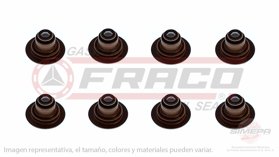 SS-2403-V-08 - SELLOS DE VALVULA POR JUEGOS PARA FORD ESCORT L4 2.0 L SOHC 8 V. 122 CID 1997-2002
